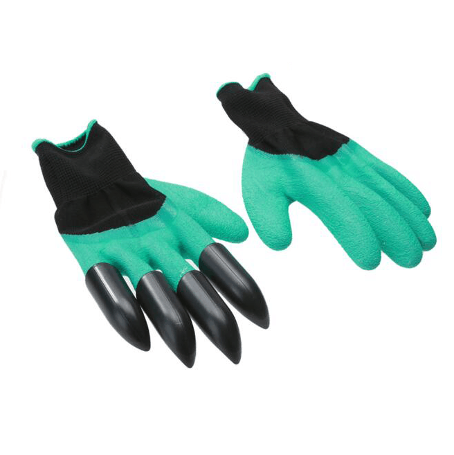 Garden Genie Gloves with Claws on Right Hand